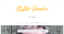 Desktop Screenshot of matteocorradini.com